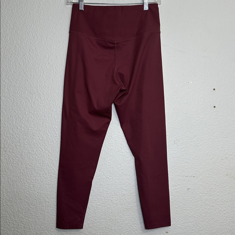 Girlfriend Collective Ribbed High Rise Pull On Leggings Womens Medium Activewear - Picture 3 of 12